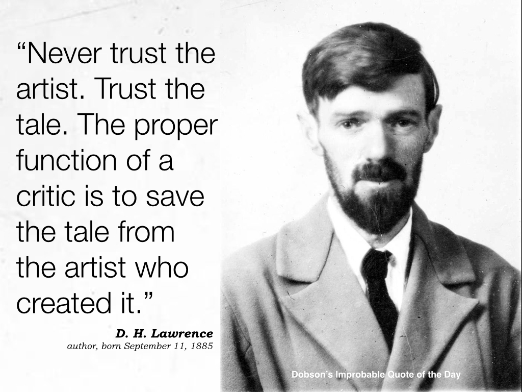 D. H. Lawrence, author, born September 11, 1885